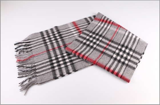 經典格子圍巾 男士圍巾 羊絨圍巾