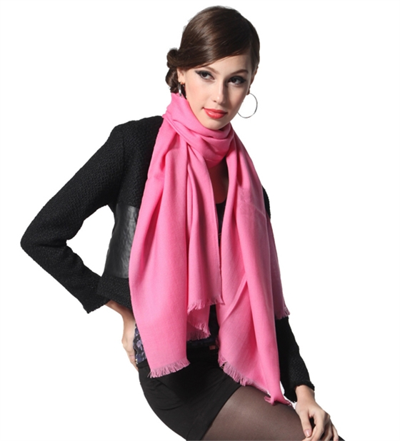 羊毛圍巾 素色圍巾 圍巾定制 女士圍巾