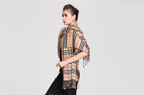 經(jīng)典格子披肩 拉絨披肩 披肩定制