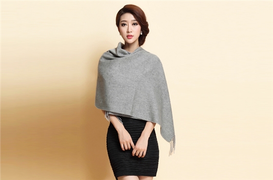 羊絨披肩 純色披肩 圍巾披肩