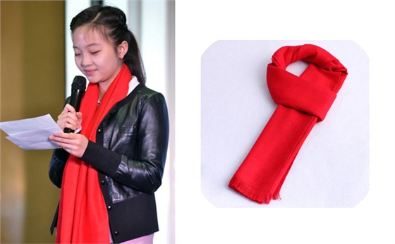 紅圍巾定制