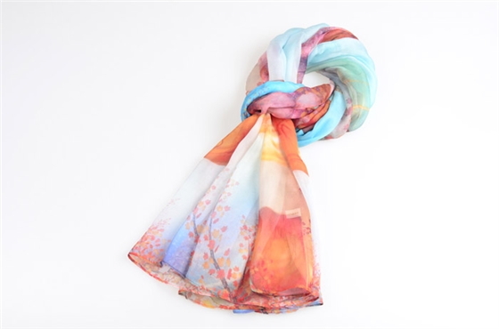 婦女節(jié)雪紡絲巾