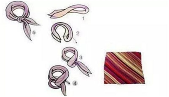 絲巾系法圍巾結(jié)