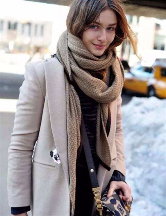 圍巾佩戴 圍巾佩戴