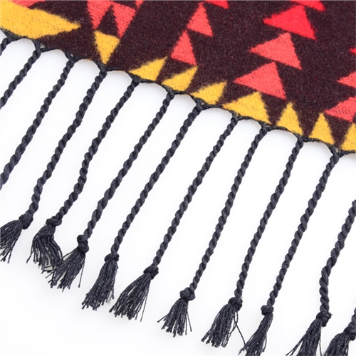 女士提花真絲披肩