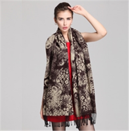 提花豹紋披肩