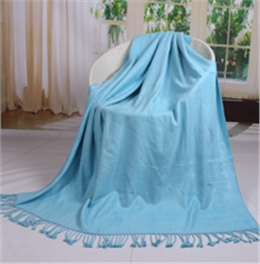 純色竹纖維毯子