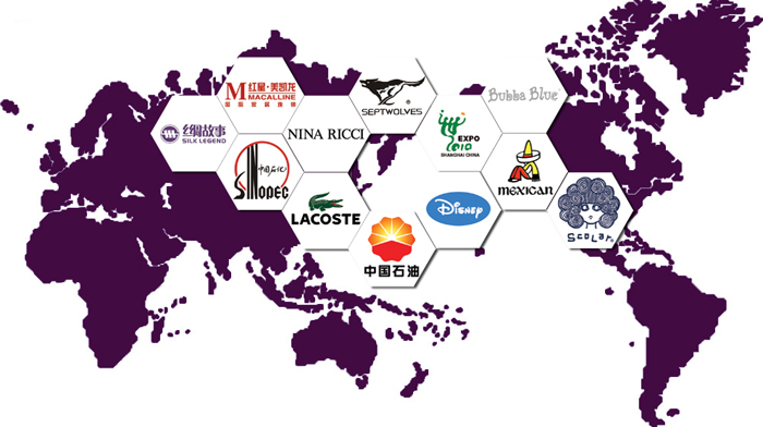 龍翔圍巾合作客戶