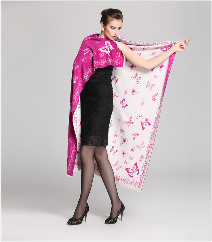 女士披肩 雙面披肩 提花披肩 女士披肩 雙面披肩 提花披肩