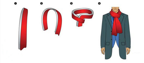 真絲圍巾 男士圍巾