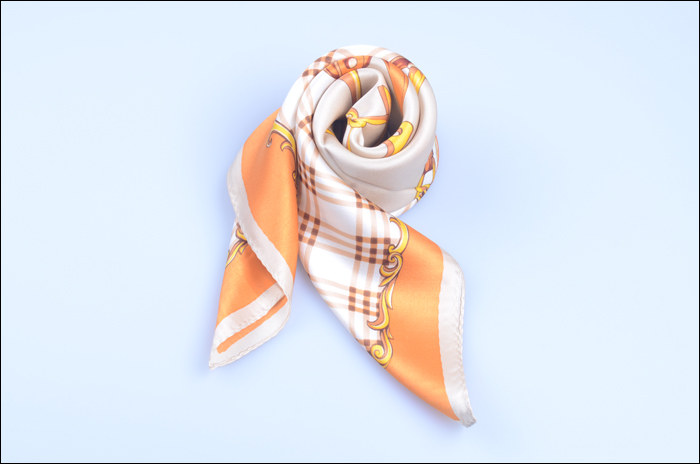 真絲圍巾 印花圍巾 女士方巾