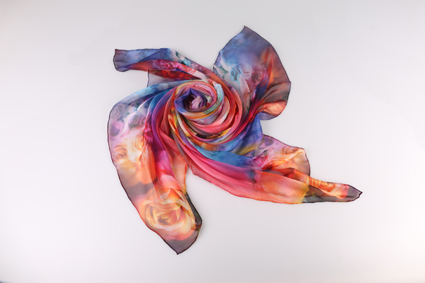 真絲圍巾 印花圍巾 女士圍巾 圍巾批發(fā)