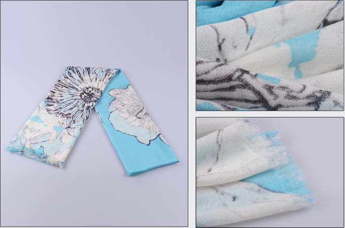 羊絨圍巾 印花圍巾 圍巾批發(fā) 女士圍巾