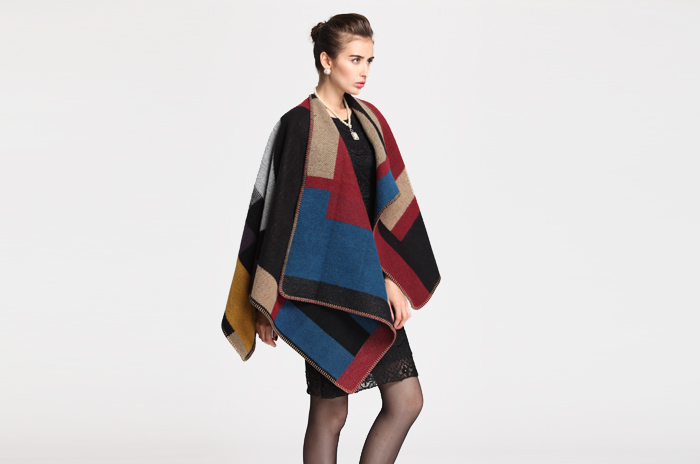 羊毛披肩 休閑毯 