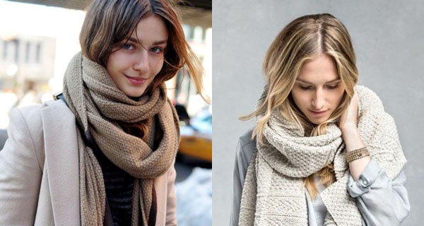 發(fā)型與圍巾搭配
