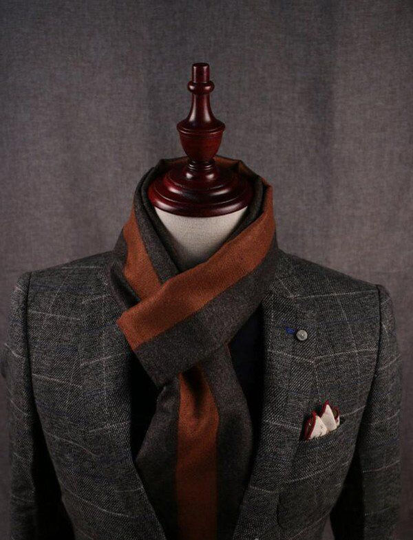 男士圍巾搭配4