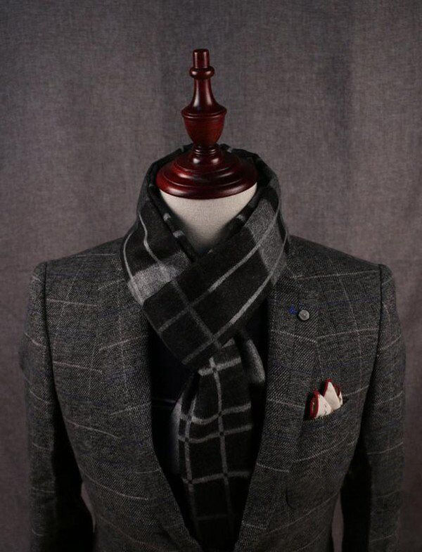 男士圍巾搭配5