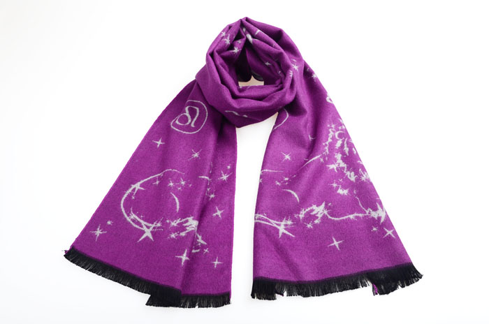 星座圍巾 拉絨圍巾 圍巾批發(fā) 人棉圍巾