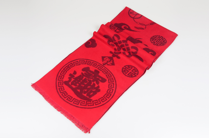 招財(cái)進(jìn)寶圍巾