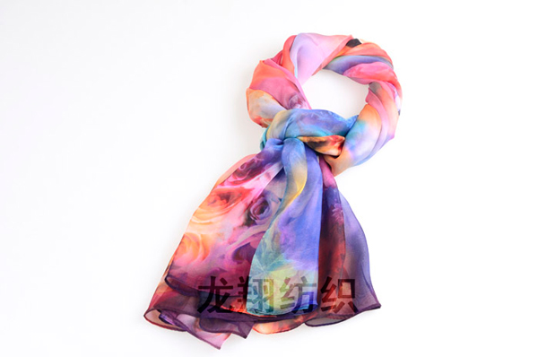 真絲圍巾效果圖