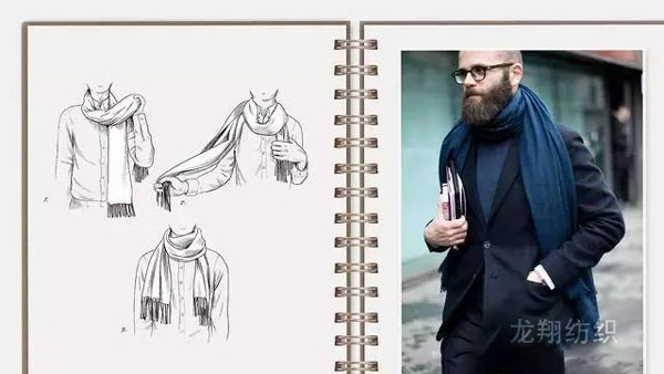 男士圍巾簡(jiǎn)單圍法2 男士圍巾簡(jiǎn)單圍法2
