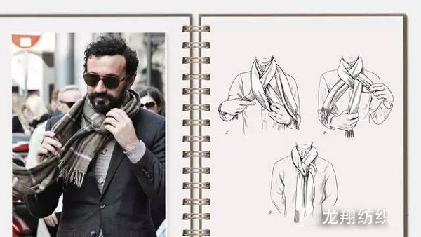 男士圍巾簡(jiǎn)單圍法3 男士圍巾簡(jiǎn)單圍法3