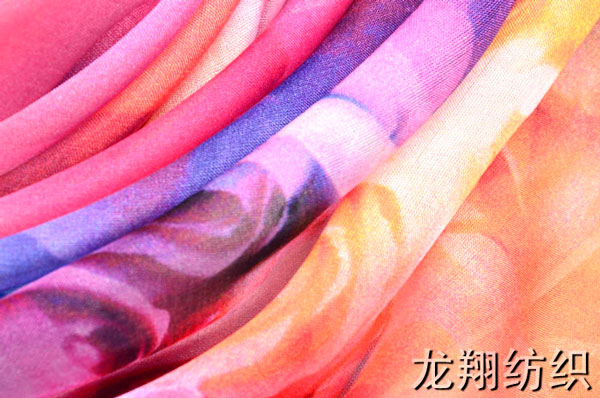 龍翔紡織真絲圍巾