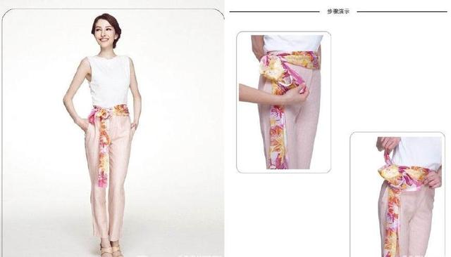 絲巾圍法六、早春逛街的獨(dú)特打扮