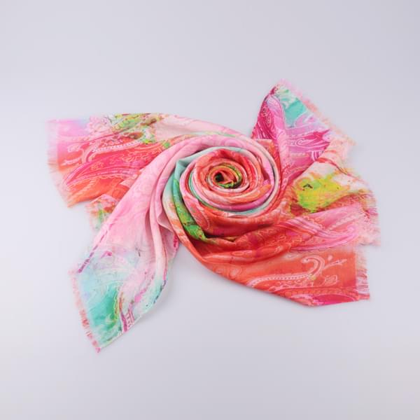 羊毛噴繪披肩 羊毛噴繪披肩