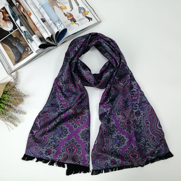 男士紫色迷情圍巾 男士紫色迷情圍巾